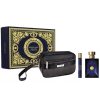 Giftset Versace Pour Homme Dylan Blue ( Edt 100ml & EDT 10ml & Travel Bag )