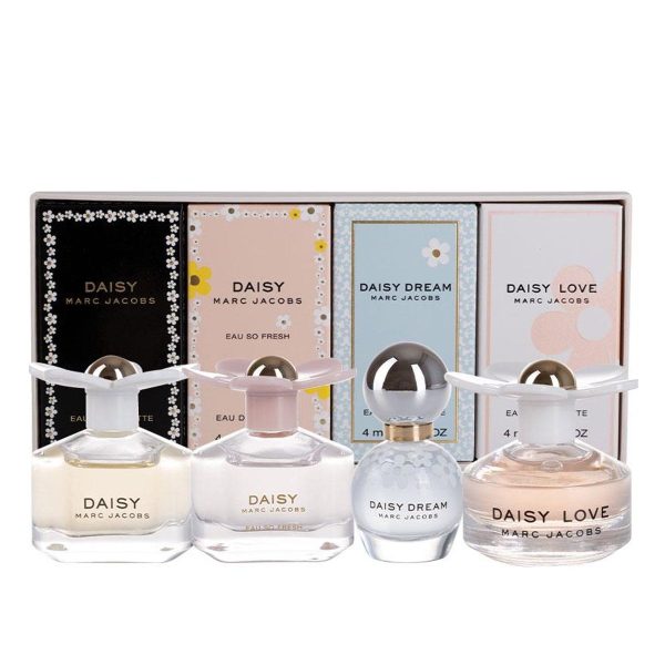 Marc Jacobs Daisy Eau de Toilette Mini Gift Set 4pcs ( EDT 4ml x 4 )