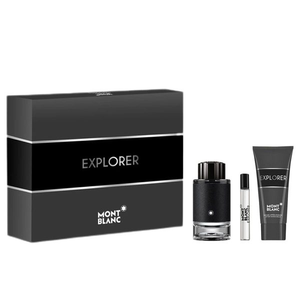 Gift Set Montblanc Explorer 3pcs (EDP 100ml + EDP 7.5ml + BA 100ml)