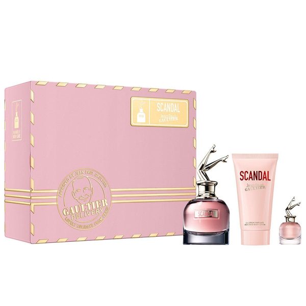 Gift Set Jean Paul Gaultier Scandal EDP 3pcs ( EDP 50ml & EDP 6ml & Dưỡng thể 75ml )