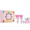 Gift Set Versace Bright Crystal 4pcs - Spring Set (EDT 90ml & EDT 5ml & Body Lotion 100ml & Shower gel 100ml )